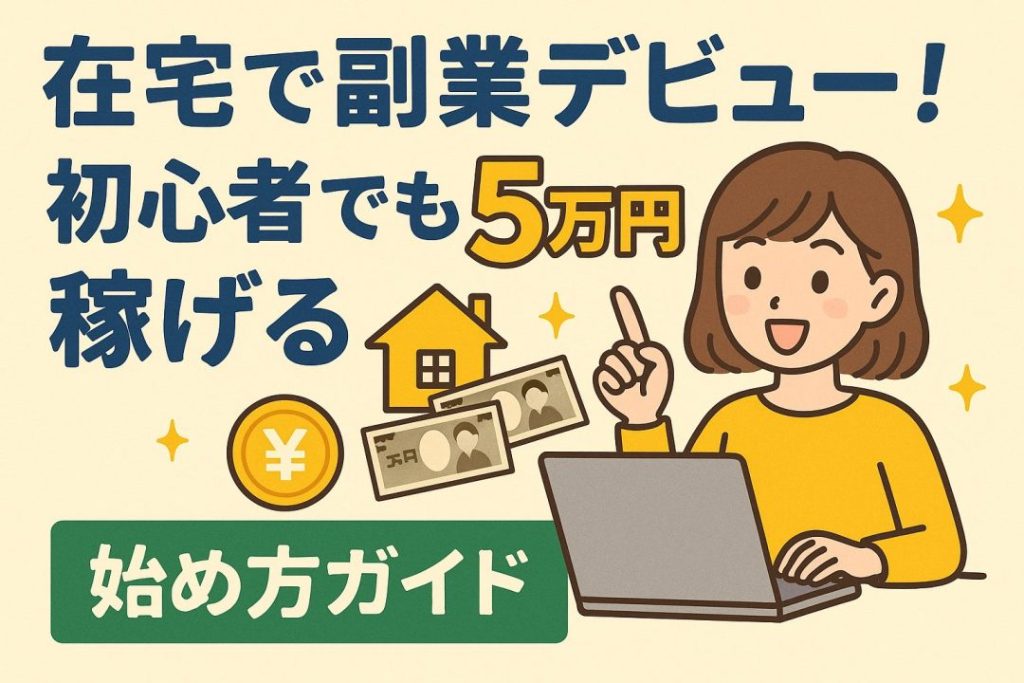 在宅で副業デビュー!初心者でも月5万円稼げる始め方ガイド | UREBAラボ