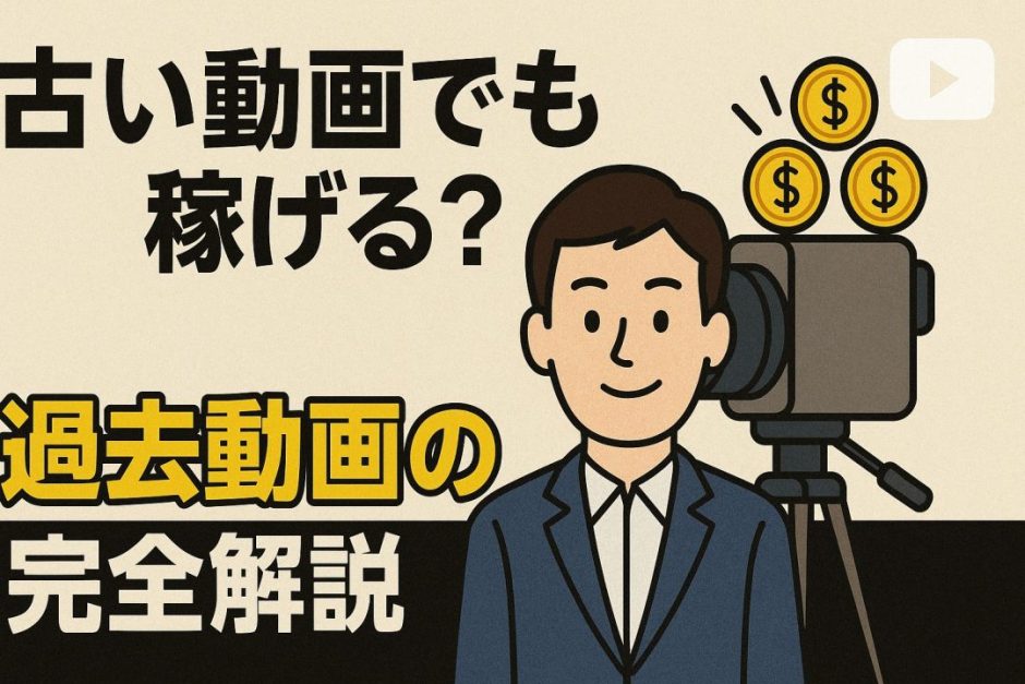 古い動画でも稼げる？YouTube過去動画の収益化完全解説