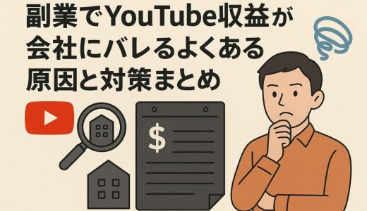 副業でYouTube収益が会社にバレるよくある原因と対策まとめ